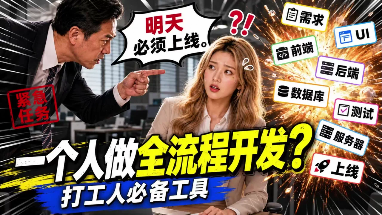 AI工具全流程上线一个网站